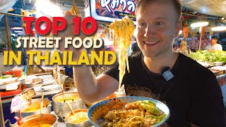 10 Street Foods You MUST TRY in Thailand  Cheap and Delicious  THAI Food Tour in Bangkok 2023 [upl. by Niemad871]