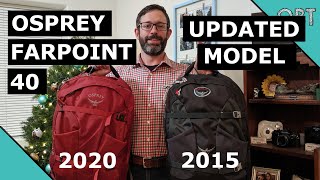 Osprey Farpoint 40 Updated 2020 Version Comparison [upl. by Schreibe]