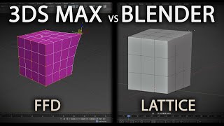 Max to Blender  FFD vs Lattice [upl. by Geaghan750]