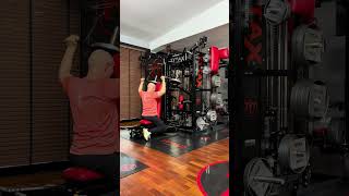 ULTIMATE HOME GYM  Shoulder training on TYTAX shoulder motivationalquotesoftheday motivation [upl. by Acirem]