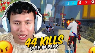 44 Kills Nonstop Battle in Peak 😱 Only Pro Grandmaster Top 1 Lobby  Tonde Gamer [upl. by Aenyl404]