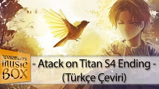 Attack on Titan Season 4 Ending quotYuko Ando  Shock Shougekiquot 『4 Sezon Kapanış』 Türkçe Çeviri [upl. by Alleras630]