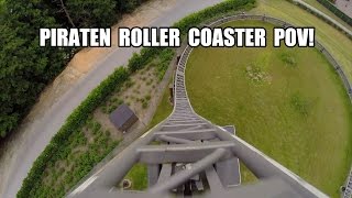 Freaking AWESOME Piraten Roller Coaster POV at Djurs Sommerland in Denmark [upl. by Cos]