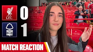 ‘We Were Terrible’  Liverpool 01 Nottingham Forest  Chloe’s Match Reaction [upl. by Waddington]