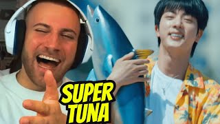 JIN MARRIED A FISH JIN ‘Super Tuna’ Special Video  REACTION [upl. by Nehcterg]