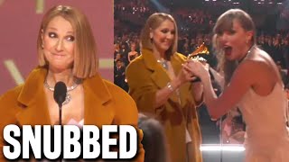 YIKES Taylor Swift Caught SNUBBING Celine Dion amp Jay Z SLAMS The Grammys Over Beyonce DISS [upl. by Crim]