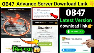 FF advance server  How to Download OB47 advanced server  free fire advance server kaise open karen [upl. by Alilahk]