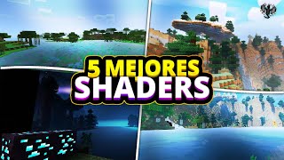 💥LOS 5 MEJORES SHADERS para MINECRAFT PE 120 GAMA BAJA MEDIA y ALTA TOP SHADERS PE [upl. by Aim]