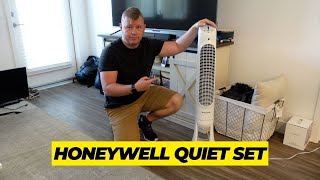 Honeywell Quiet Set Whole Room Tower Fan Review [upl. by Rozanne853]