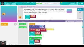 Codeorg Express Course 2022 Lesson 7 [upl. by Ennoira]