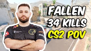 FalleN 34 Kills wyuurihampGuerri Dust2 FACEIT Ranked  Sep 02 2024  CS2 POV [upl. by Eceela398]