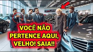 Concessionária ignora homem idoso No dia seguinte ele compra a empresa e demite a equipe [upl. by Prichard]