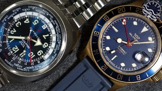 Gmt a Confronto Glycine Combat Sub VS Airman SST Acciaio VS Bronzo [upl. by Enaj]