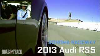 2013 Audi RS5 Lap of Sonoma Raceway [upl. by Arral]