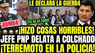 BOMB4ZA CORONEL DELATA A HARVEY COLCHADO Y DENUNCIA REVELA SUS SUCIAS MOVIDAS NUNCA VISTAS EN PNP [upl. by Merth]