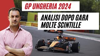 GP F1 di Ungheria 2024 bella gara 7 vincitori diversi in 13 gare Polemiche e doppietta McLaren [upl. by Amble461]