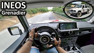 2023 INEOS Grenadier 4x4 diesel  POV test drive [upl. by Nassah215]