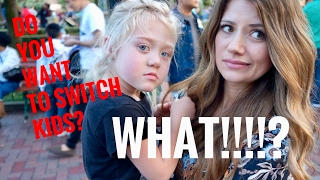 DAY WITH 4 YEAR OLD EVERLEIGH AND SWITCHING KIDS VLOG [upl. by Clovah]