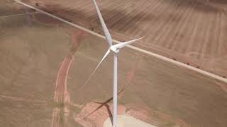 Hornsdale wind farm and Tesla battery mid north South Australia [upl. by Ryley]