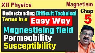 Magnetism and Matter Technical Terms Magnetising field permeability susceptibilityJEE NEET [upl. by Poree120]