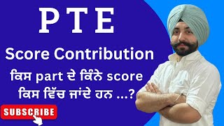 PTE score contribution in 2023 how to get 90 score  Gurwinder sir [upl. by Ahseinar]