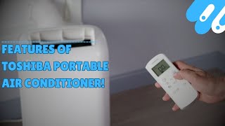 Features of Toshiba portable air conditioner [upl. by Tica568]