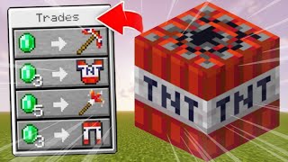 Minecraft But BLOCKS TRADE OP ITEM in Hindi [upl. by Mohandas]