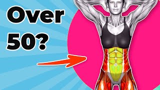 ➜ Over 50 ➜ 30min FLABBY STOMACH Standing Workout [upl. by Oidgime420]