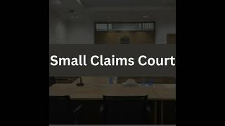 Small Claims Court Fees and process [upl. by Noremmac]