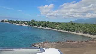 Dumaguete Airport touchdown [upl. by Airamalegna]