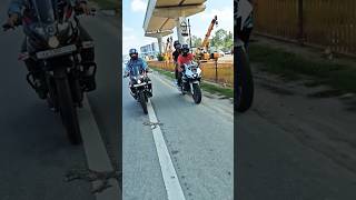 R15 vs f 220 Pulsar hyper ride 😱😱motovlog [upl. by Shirk]