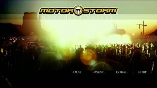 Motorstorm Title Screen PS3 [upl. by Nirtak]