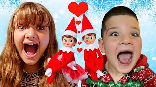 ELF on the SHELF RETURNS with a GIRLFRIEND Best of ELF on the SHELF with Aubrey and Caleb [upl. by Lerat]