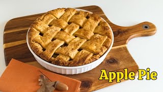 Apple Pie with a Lattice Top Crust  It Tastes even Better than it Looks [upl. by Akinas233]