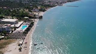 Alykanas Beach Aerial View 6 [upl. by Fish]