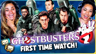 GHOSTBUSTERS 1984  MOVIE REACTION  FIRST TIME WATCHING [upl. by Goldarina]