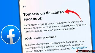 Como DESACTIVAR Facebook Temporalmente 2024 🔵 [upl. by Etnomaj]