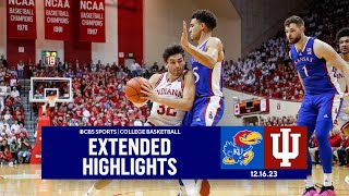 No 2 Kansas vs Indiana College Basketball Extended Highlights  CBS Sports [upl. by Dincolo]