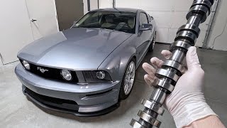 The results 📈 of installing the most aggressive cams on my Mustang [upl. by Tailor]