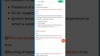Combustion and flame 8th class science full notes [upl. by Darcy]