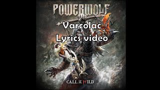 Powerwolf Varcolac  Lyrics Video [upl. by Oirifrop418]