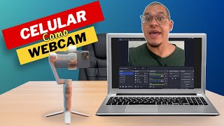 USE O CELULAR COMO WEBCAM NO OBS STUDIO Direto pelo Wifi IOS ou ANDROID [upl. by Bailar]