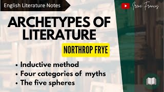 The Archetypes of Literature  Northrop Frye  IRENE FRANCIS [upl. by Aoht776]