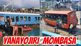 Breaking news  Bus from Chania plunged into indian Ocien at likoni ferry [upl. by Wildermuth604]