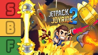 I played and ranked EVERY Jetpack Joyride 2 Game [upl. by Stafani]