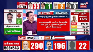 🔴LIVE Tamil Nadu Election Results  மக்களவை தேர்தல் முடிவுகள்  தமிழ்நாட்டில் யார் பலம்  N18ER [upl. by Aneeuqahs323]