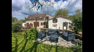 Pretty stone house with 2 gites for sale in the Dordogne France  Ref BVI75255 [upl. by Ilrebmik717]