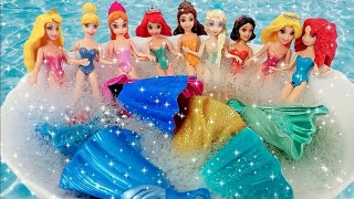 Disney Princess Doll Makeover  DIY Miniature Ideas for Barbie Wig Dress Faceup and More DIY [upl. by Boycie]