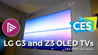 LG G3 and Z3 OLED TV first looks at CES 2023  Interview with Dave Seperson [upl. by Bette221]