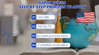 Step by step process to apply to this university in USA  No application fee  No GRE  Scholarships [upl. by Desdee]